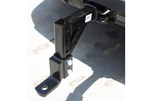 HD 10" Adjustable Trailer Drop Hitch Ball Mount for 2" Receiver Hauling Towing